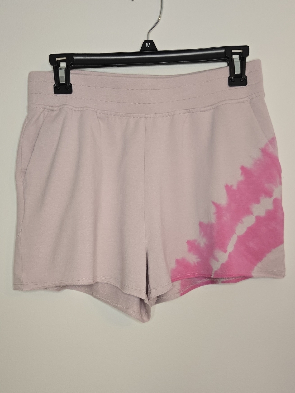 JoyLab Light Pink Shorts with Bright Pink Tie-Dye Accent